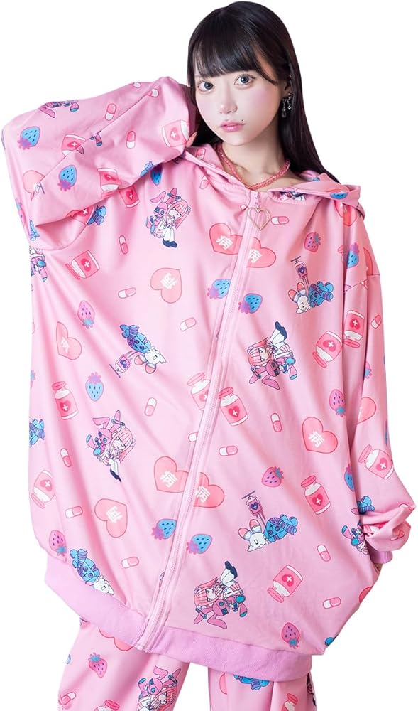 メンヘラチャン ZIPパーカー メンヘラチャン ZIPパーカー パーカー[品番：ACDW0001652